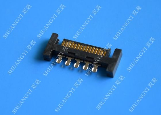ประเทศจีน PCB Slimline SATA Connector Voltage 125V AC Small Footprint Design ผู้ผลิต